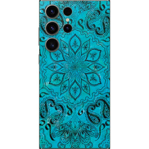 Blue Zen Ginseng Galaxy S25 Ultra Skin