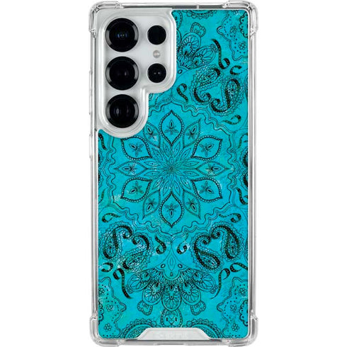 Blue Zen Ginseng Galaxy S25 Ultra Clear Case
