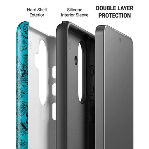 Blue Zen Ginseng Galaxy S26 Impact Case