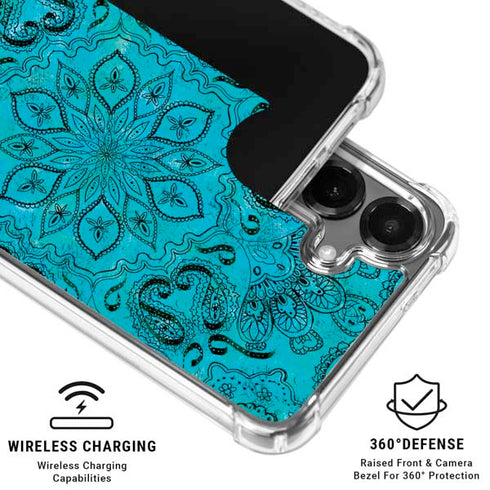 Blue Zen Ginseng Galaxy S26 Plus Clear Case
