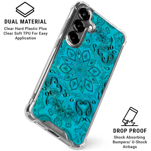 Blue Zen Ginseng Galaxy S26 Plus Clear Case