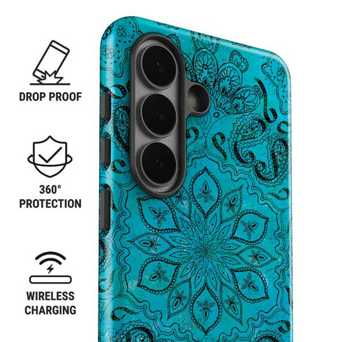Blue Zen Ginseng Galaxy S26 Plus Impact Case