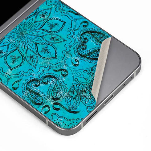 Blue Zen Ginseng Galaxy Z Flip6 Skin