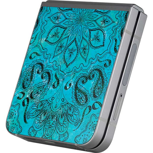 Blue Zen Ginseng Galaxy Z Flip6 Skin