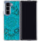 Blue Zen Ginseng Galaxy Z Fold5 5G Clear Case