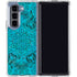 Blue Zen Ginseng Galaxy Z Fold5 5G Clear Case