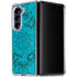 Blue Zen Ginseng Galaxy Z Fold5 5G Clear Case