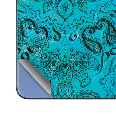 Blue Zen Ginseng Galaxy Z Fold5 5G Skin