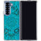 Blue Zen Ginseng Galaxy Z Fold7 Clear Case