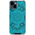 Blue Zen Ginseng iPhone 15 Clear Case