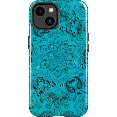 Blue Zen Ginseng iPhone 15 Impact Case