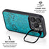 Blue Zen Ginseng iPhone 15 Pro Max Kickstand Case