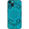 Blue Zen Ginseng iPhone 15 Skin
