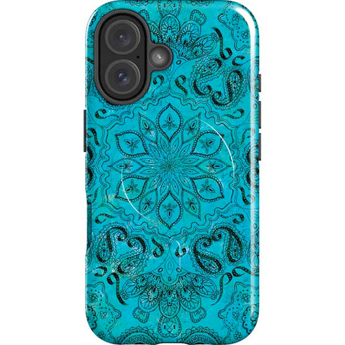 Blue Zen Ginseng iPhone 16 Magsafe Impact Case