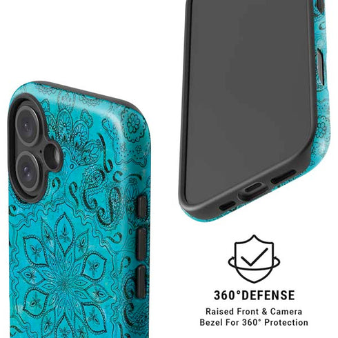 Blue Zen Ginseng iPhone 16 Magsafe Impact Case