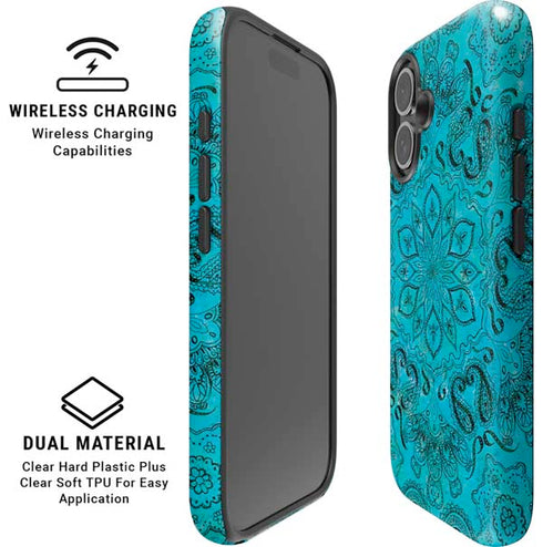 Blue Zen Ginseng iPhone 16 Magsafe Impact Case