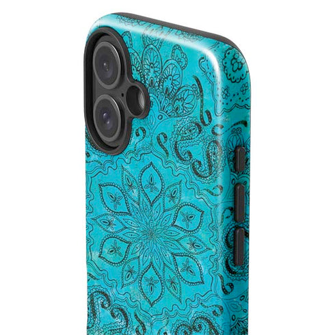 Blue Zen Ginseng iPhone 16 Plus Impact Case