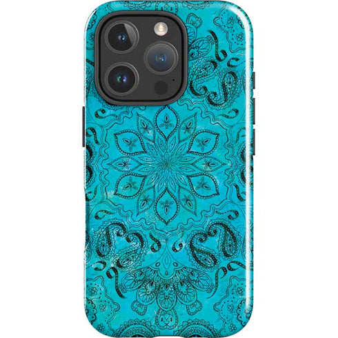 Blue Zen Ginseng iPhone 16 Pro Max Impact Case