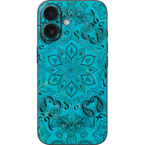 Blue Zen Ginseng iPhone 16 Skin