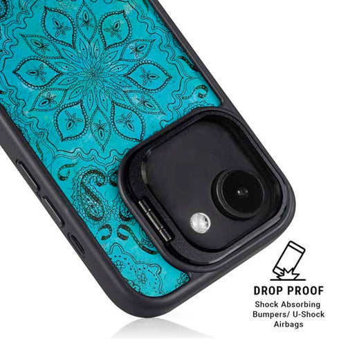 Blue Zen Ginseng iPhone 16e Kickstand Case