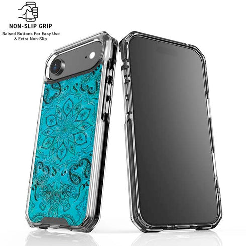 Blue Zen Ginseng iPhone 17 Air Clear Case