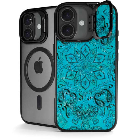 Blue Zen Ginseng iPhone 17 Kickstand Case