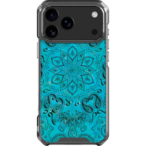 Blue Zen Ginseng iPhone 17 Pro Max Clear Case