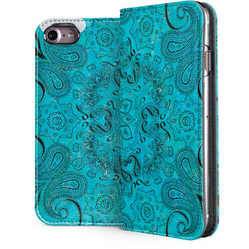 Blue Zen Ginseng iPhone 7 Folio Case