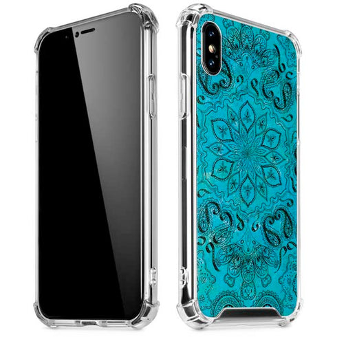 Blue Zen Ginseng iPhone X/XS Clear Case