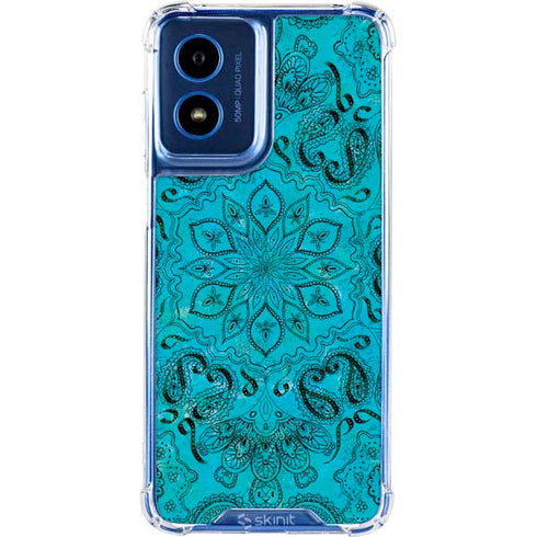 Blue Zen Ginseng Moto G Play 4G (2024) Clear Case