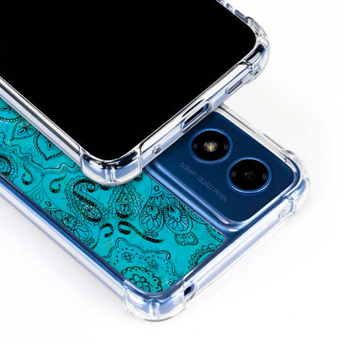 Blue Zen Ginseng Moto G Play 4G (2024) Clear Case