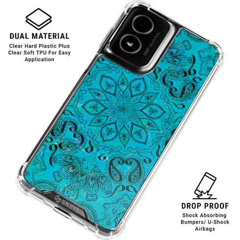 Blue Zen Ginseng Moto G Power 5G (2024) Clear Case