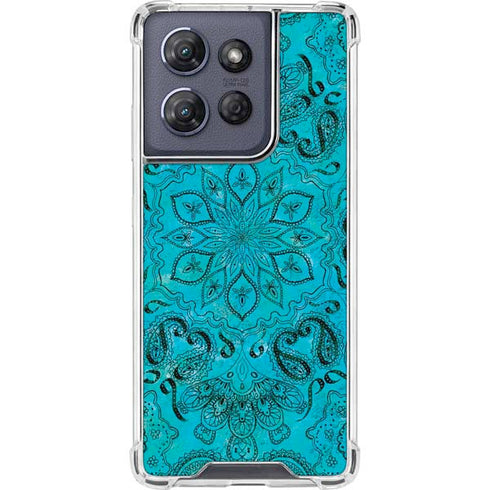 Blue Zen Ginseng Moto G Power 5G (2025) Clear Case