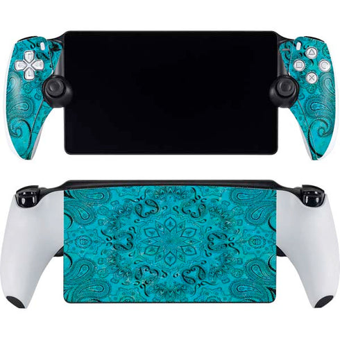 Blue Zen Ginseng PlayStation Portal Remote Player Skin