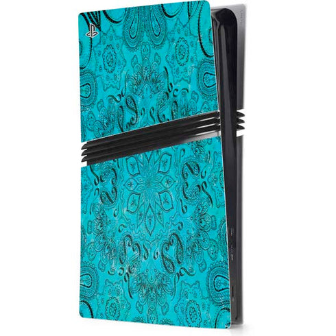 Blue Zen Ginseng PS5 Pro Console Skin