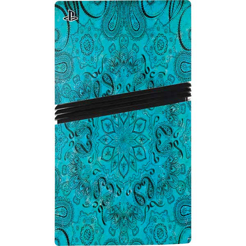 Blue Zen Ginseng PS5 Pro Console Skin