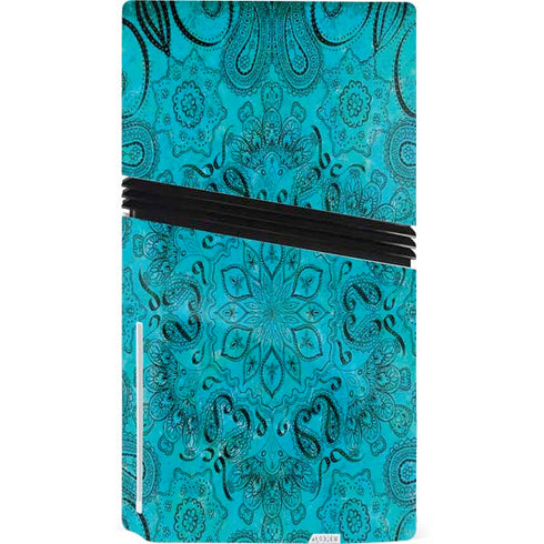 Blue Zen Ginseng PS5 Pro Disk Bundle Skin