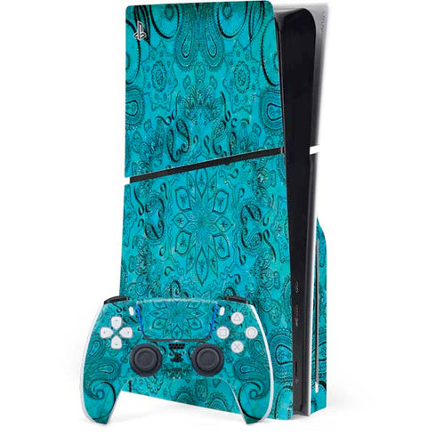Blue Zen Ginseng PlayStation PS5 Skins
