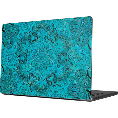 Blue Zen Ginseng Apple MacBook Pro 14-inch Skin
