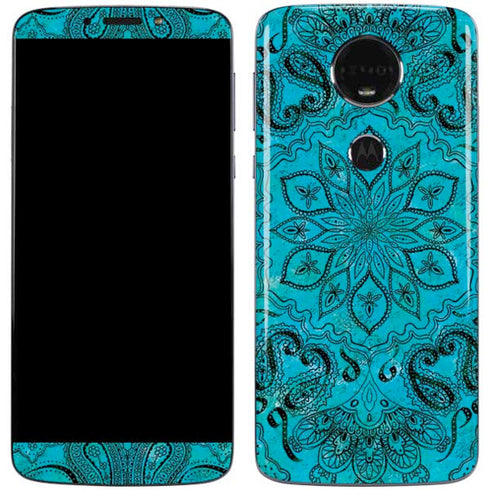 Blue Zen Ginseng Moto E5 Plus Skin