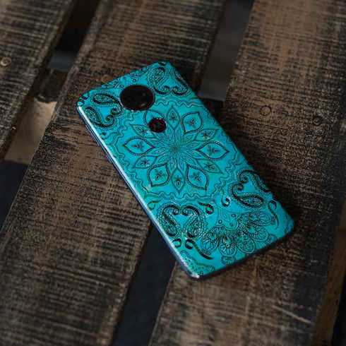 Blue Zen Ginseng Moto E5 Plus Skin