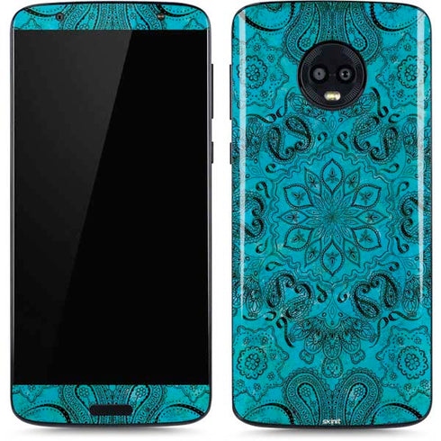 Blue Zen Ginseng Moto G6 Skin