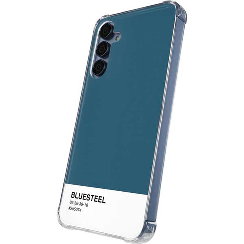 Bluesteel Color Palette Galaxy A55 5G Clear Case