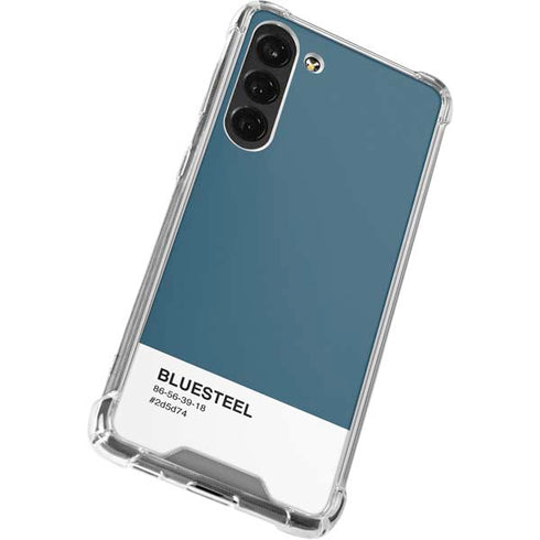 Bluesteel Color Palette Galaxy S24 FE Clear Case