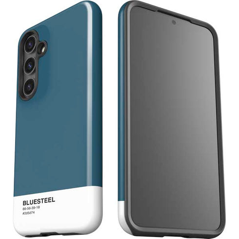 Bluesteel Color Palette Galaxy S25 Impact Case