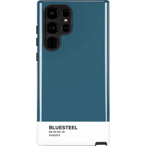 Bluesteel Color Palette Galaxy Cases