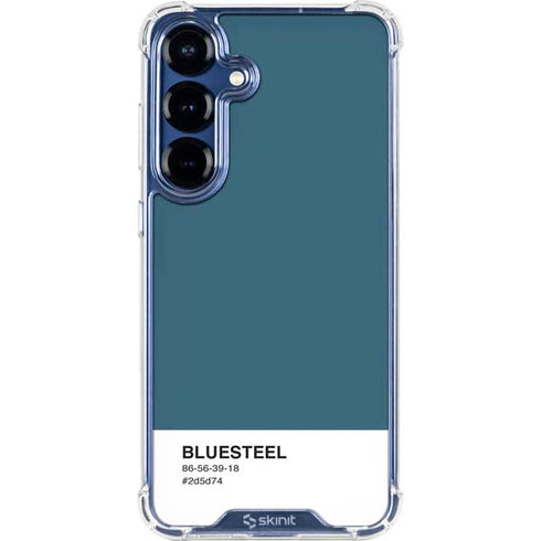 Bluesteel Color Palette Galaxy S25 Clear Case