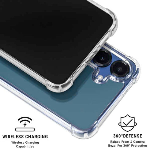 Bluesteel Color Palette Galaxy S25 Clear Case