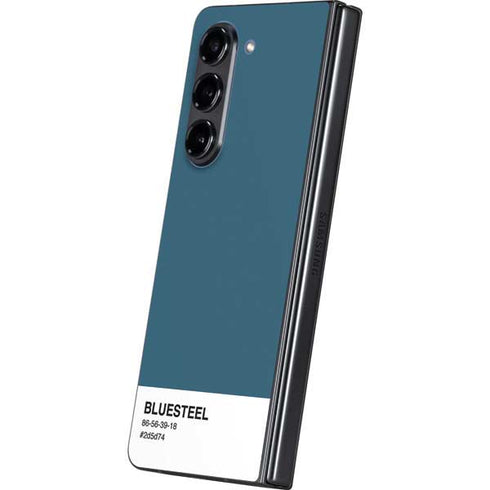 Bluesteel Color Palette Galaxy Z Fold5 5G Skin