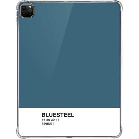 Bluesteel Color Palette iPad Pro 11in (2024) Clear Case